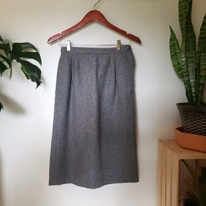 Vintage 100% Wool Skirt